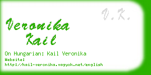 veronika kail business card